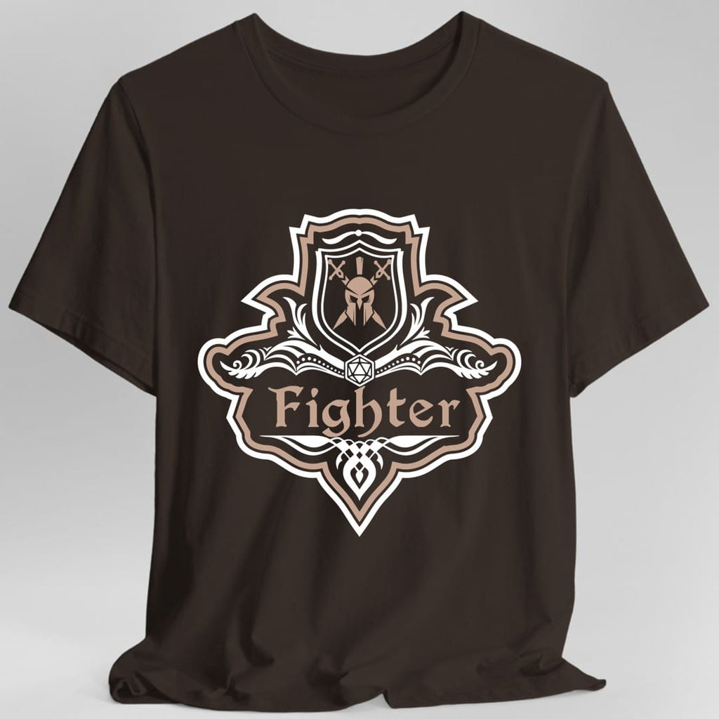 D&D Fighter Class Fancy Emblem T-Shirt