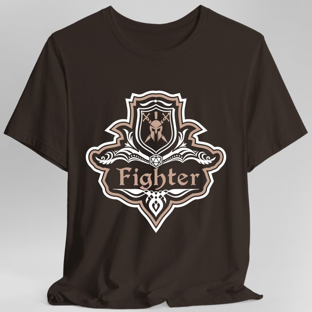 D&D Fighter Class Fancy Emblem T-Shirt