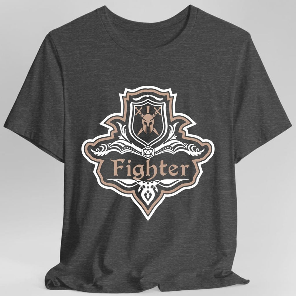 D&D Fighter Class Fancy Emblem T-Shirt