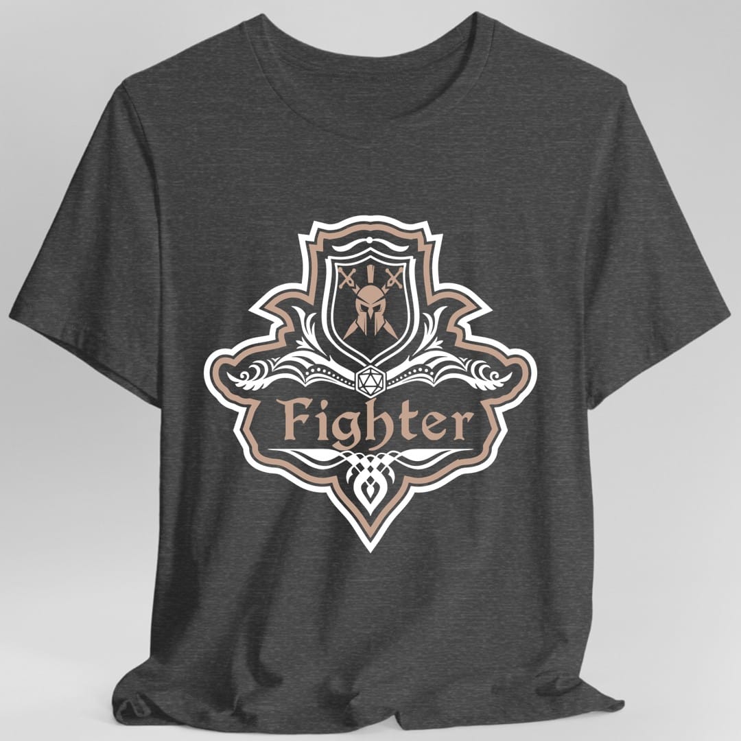 D&D Fighter Class Fancy Emblem T-Shirt