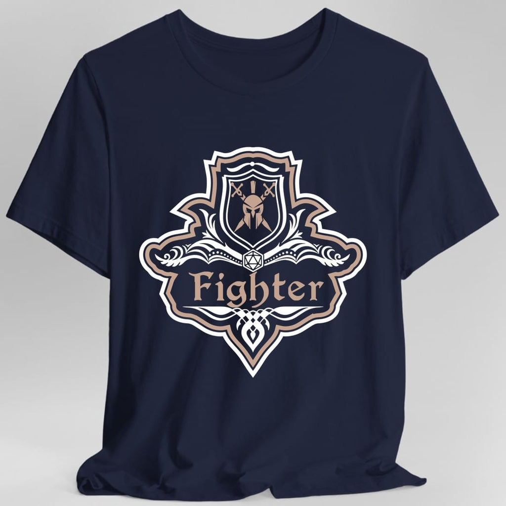 D&D Fighter Class Fancy Emblem T-Shirt