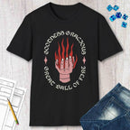D&D Fireball Spell Shirt - Navy / S