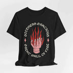 D&D Fireball Spell Shirt - Black / S