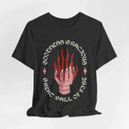 D&D Fireball Spell Shirt - Dark Heather / S
