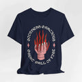 D&D Fireball Spell Shirt - Navy / S