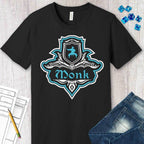 D&D Monk Fancy Emblem T-Shirt - Navy / S