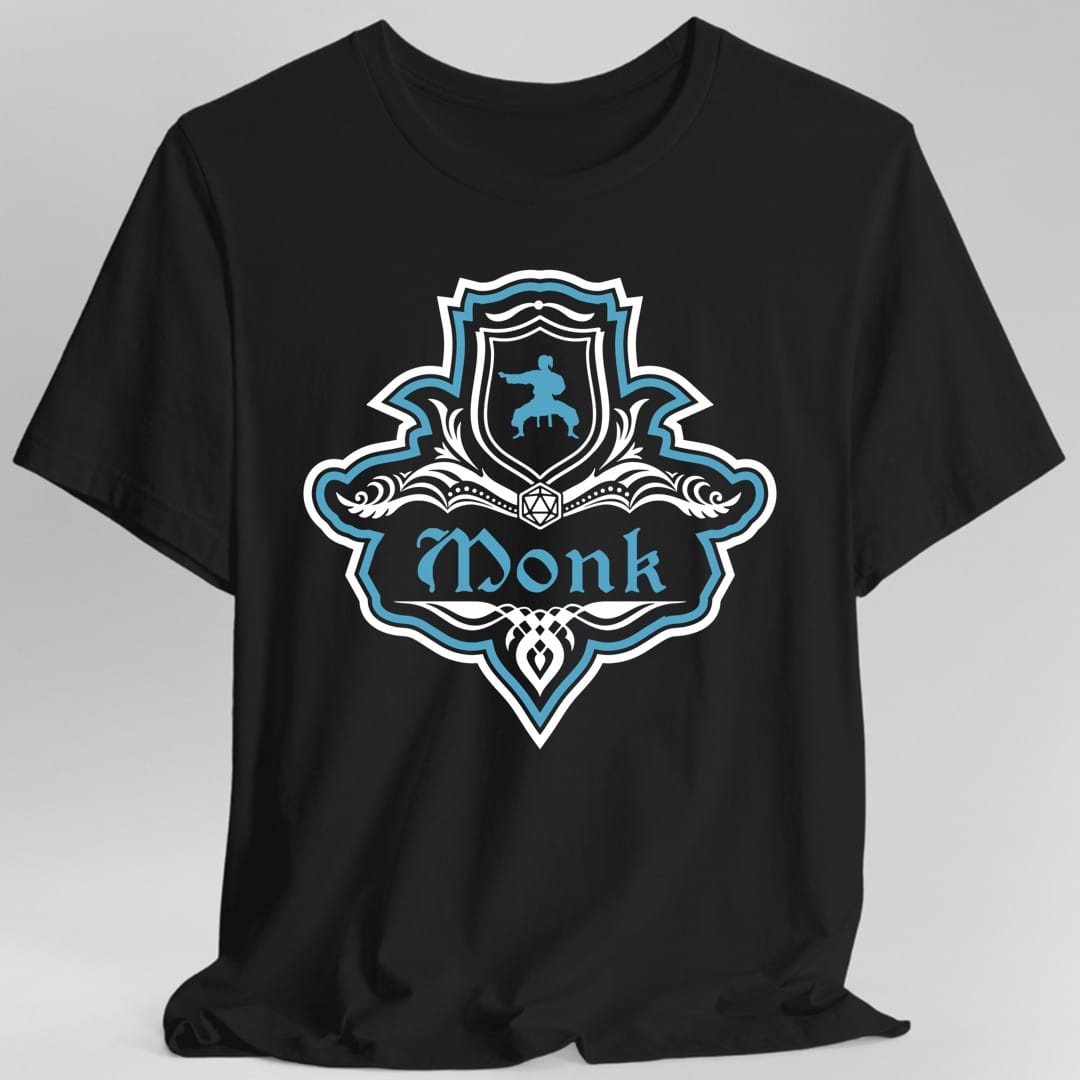 D&D Monk Fancy Emblem T-Shirt