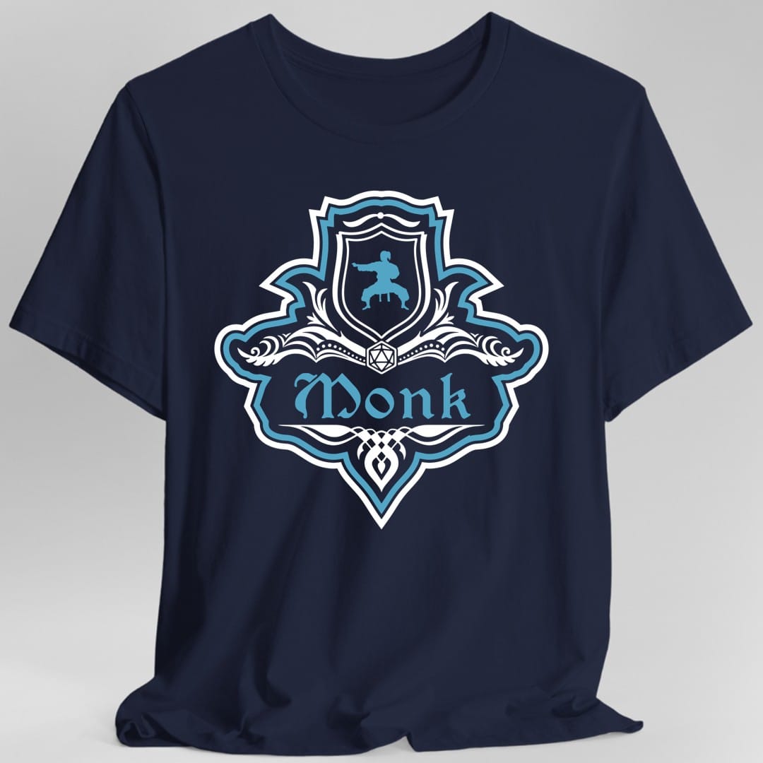 D&D Monk Fancy Emblem T-Shirt