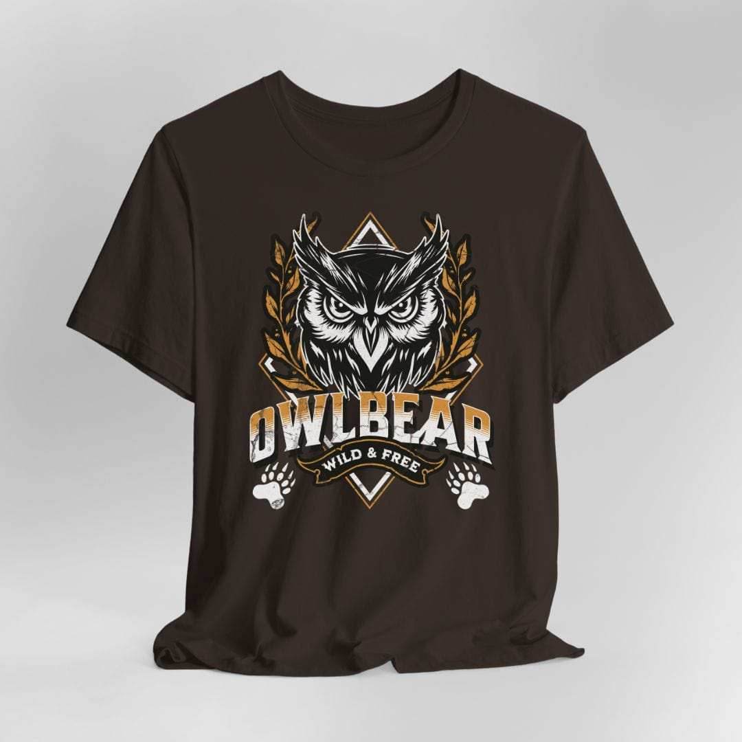 D&D Owlbear Shirt - Dark Chocolate / S