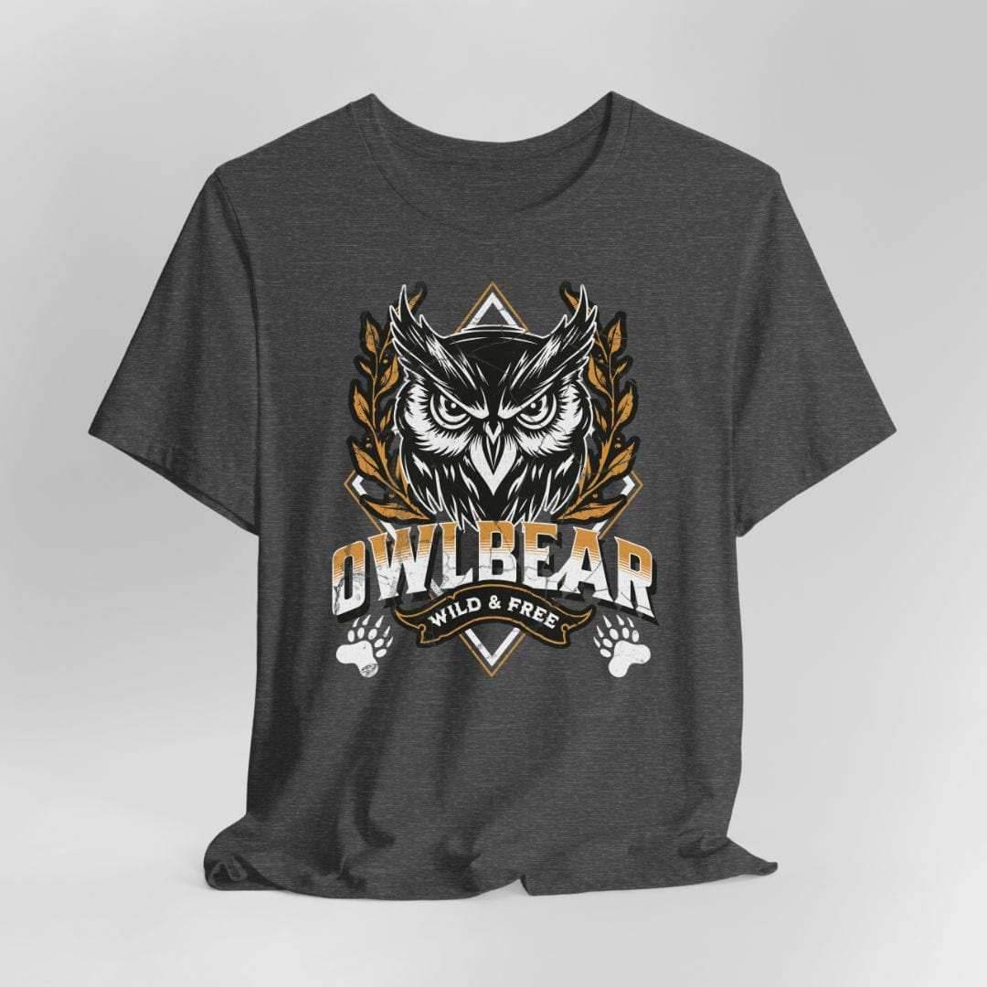 D&D Owlbear Shirt - Dark Heather / S