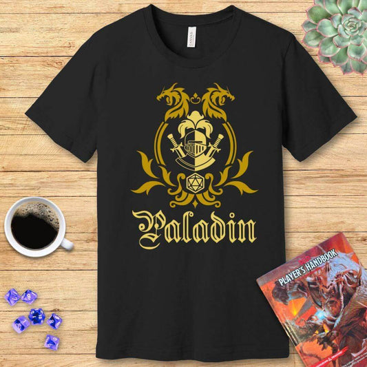 D&D Paladin Class Emblem T-Shirt - Navy / S