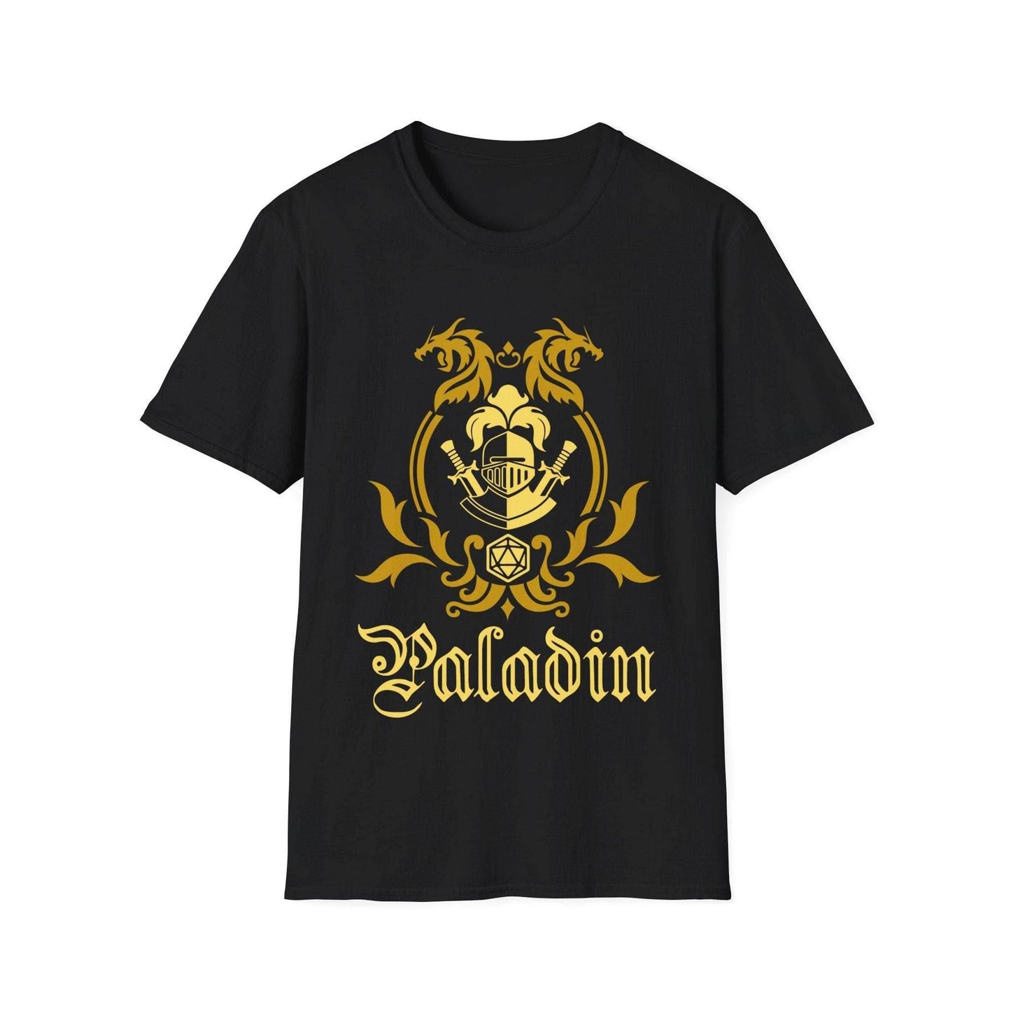 D&D Paladin Class Emblem T-Shirt - Black / S