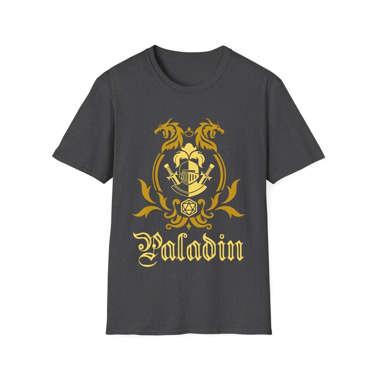D&D Paladin Class Emblem T-Shirt - Dark Heather / S