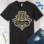 D&D Paladin Class Fancy Emblem T-Shirt - Navy / S