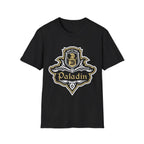 D&D Paladin Class Fancy Emblem T-Shirt - Black / S