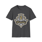 D&D Paladin Class Fancy Emblem T-Shirt - Dark Heather / S