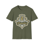 D&D Paladin Class Fancy Emblem T-Shirt - Military Green / S