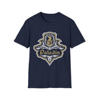 D&D Paladin Class Fancy Emblem T-Shirt - Navy / S