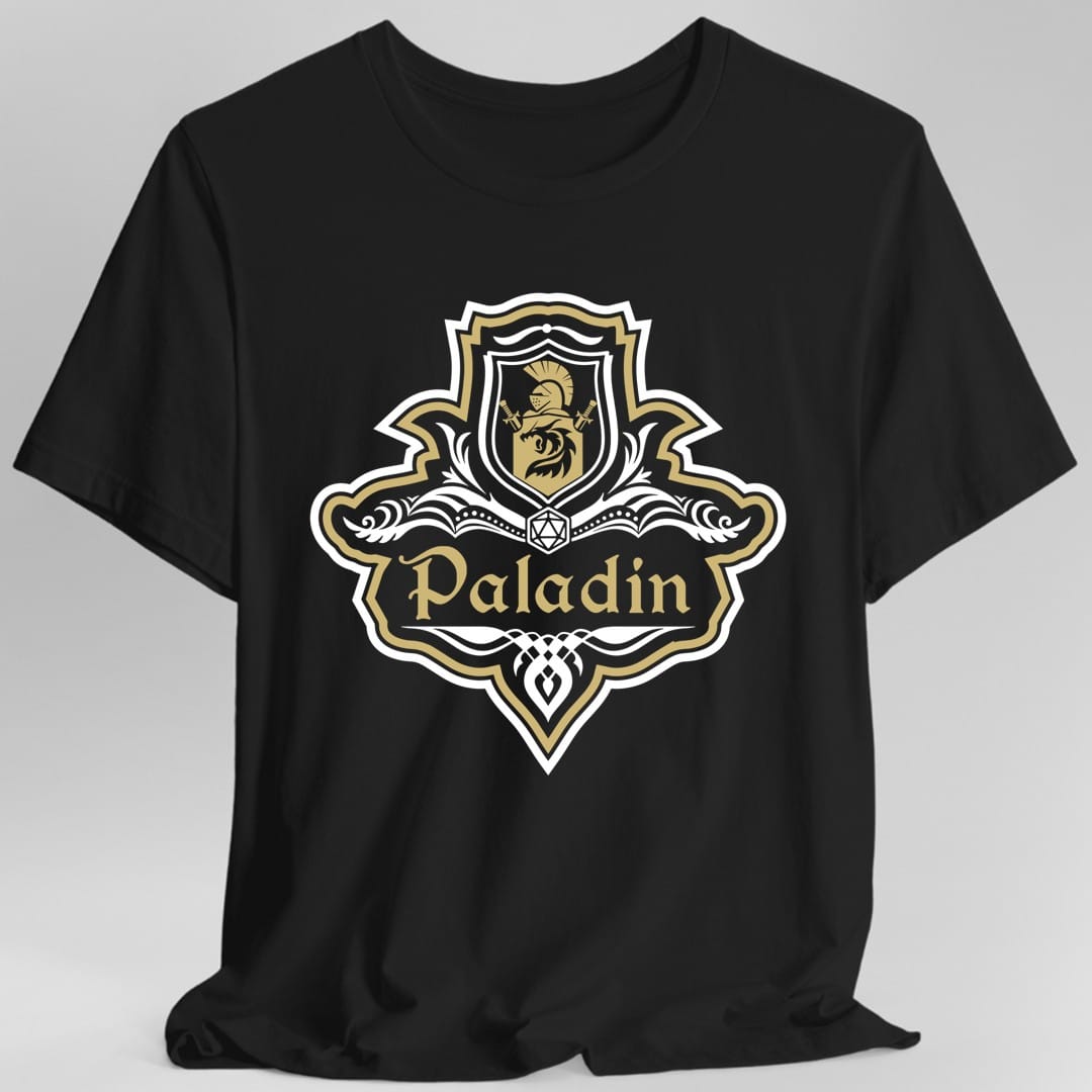 D&D Paladin Class Fancy Emblem T-Shirt