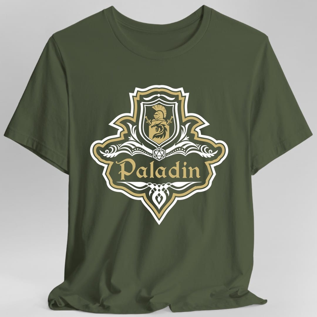 D&D Paladin Class Fancy Emblem T-Shirt