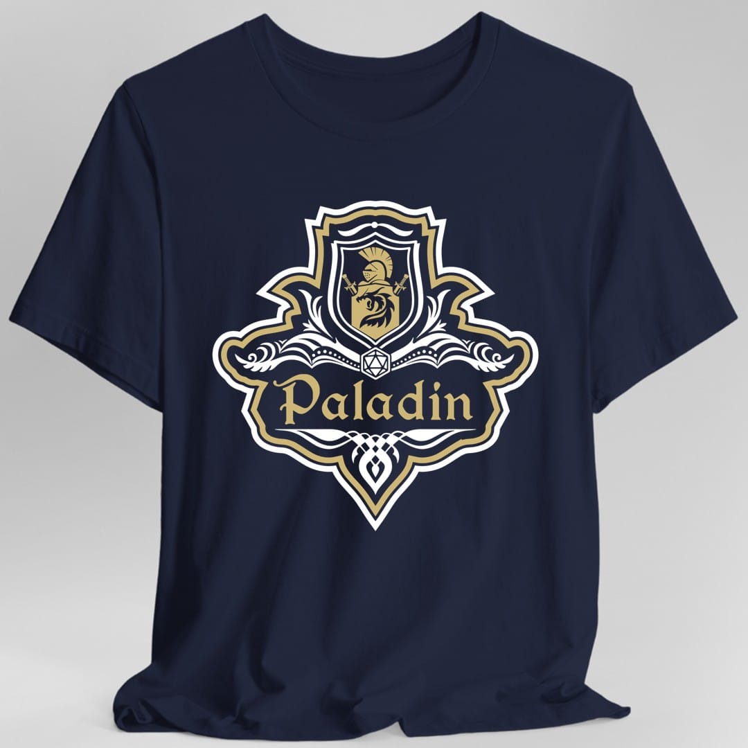 D&D Paladin Class Fancy Emblem T-Shirt