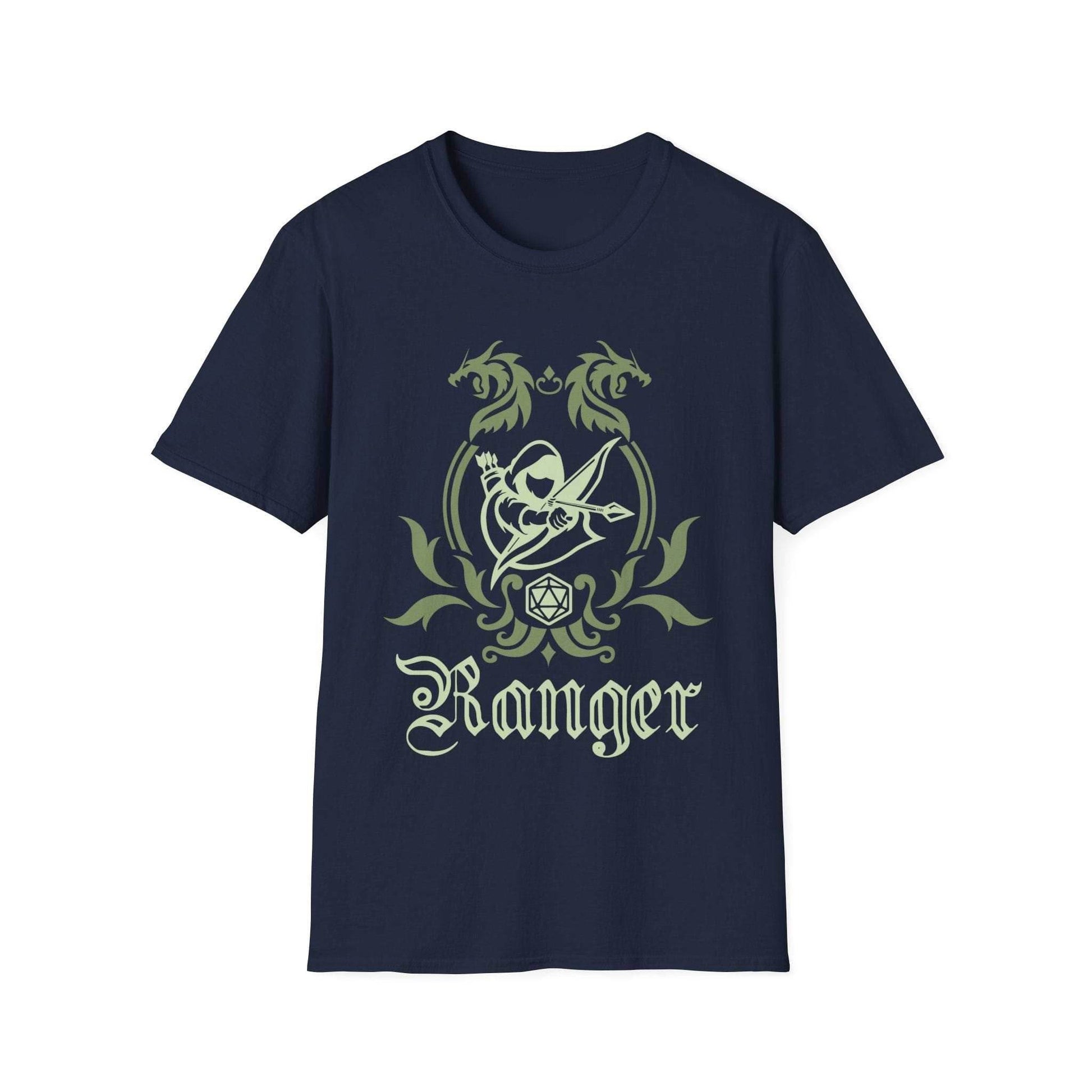 D&D Ranger Class Emblem T-Shirt - Navy / S