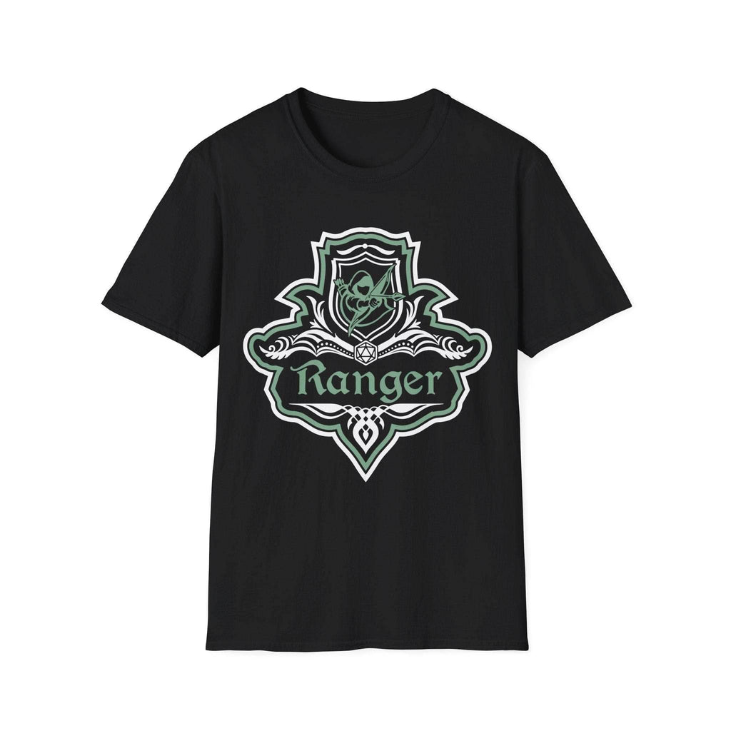D&D Ranger Class Fancy Emblem Shirt - Black / S