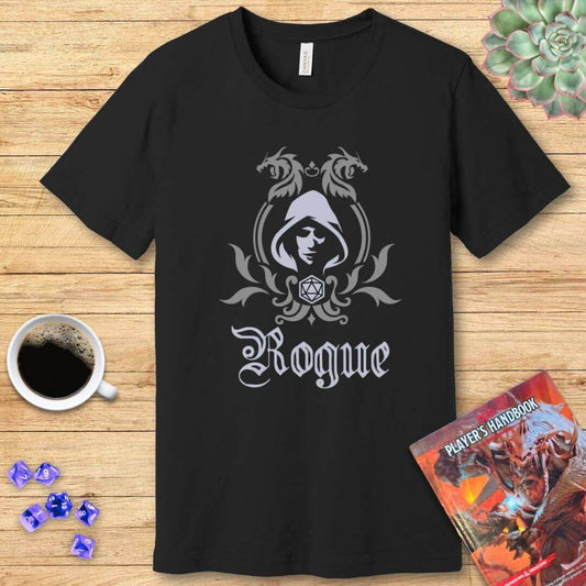 D&D Rogue Class Emblem T-Shirt - Navy / S