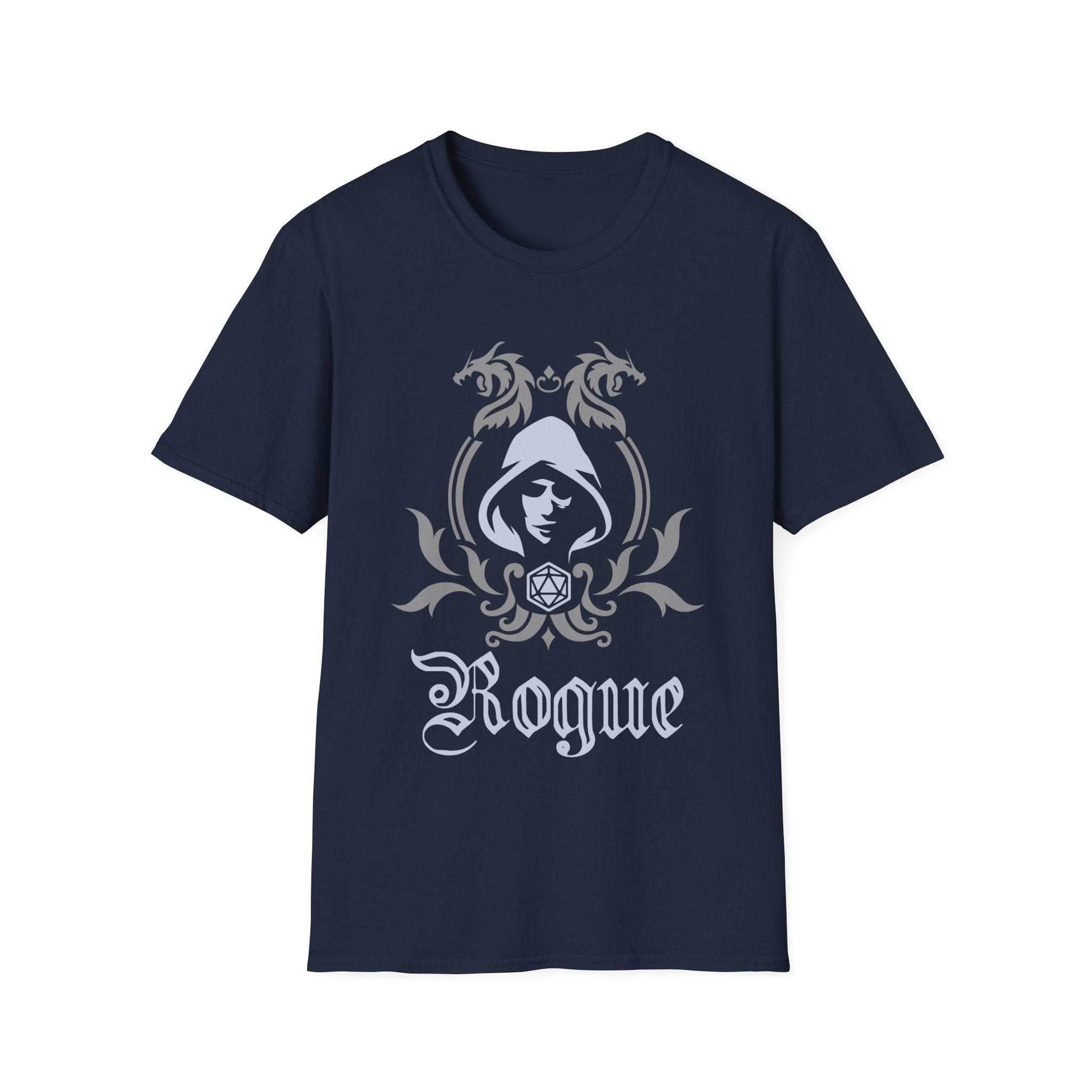 D&D Rogue Class Emblem T-Shirt - Navy / S