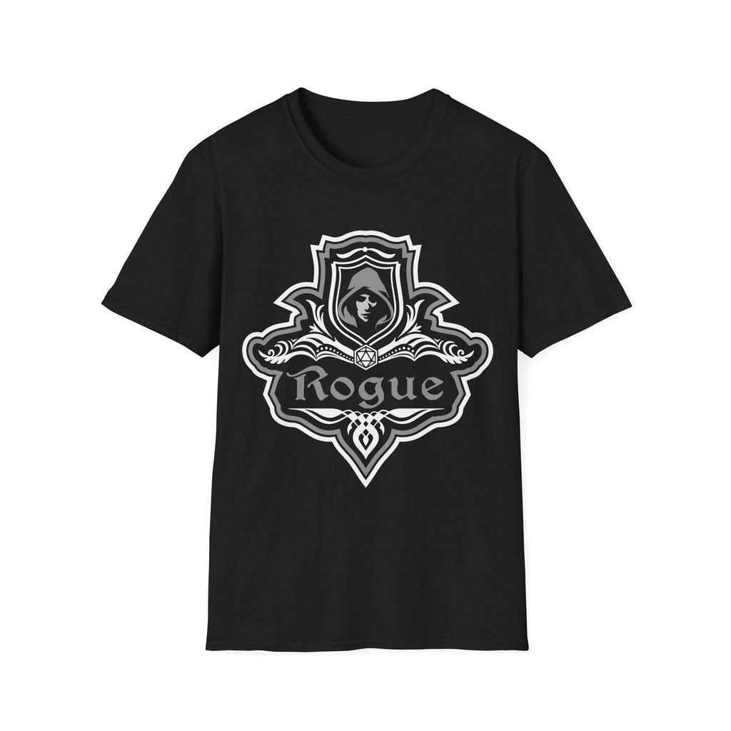 D&D Rogue Class Fancy Emblem T-Shirt - Black / S