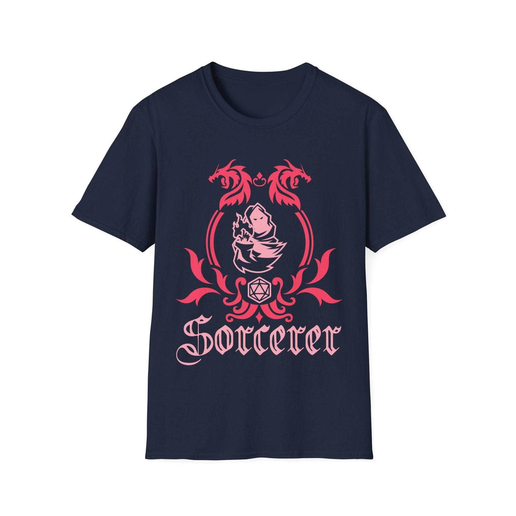 D&D Sorcerer Class Emblem T-Shirt - Navy / S