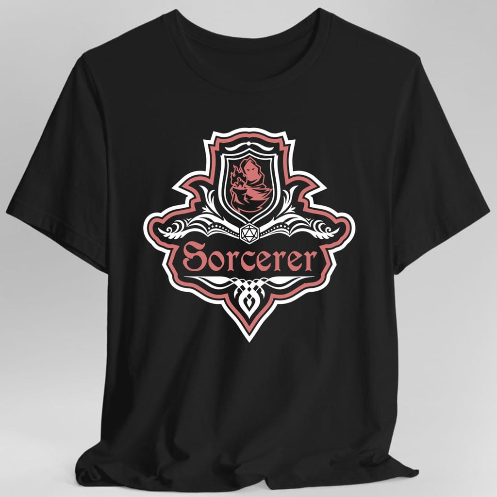 D&D Sorcerer Class Fancy Emblem T-Shirt