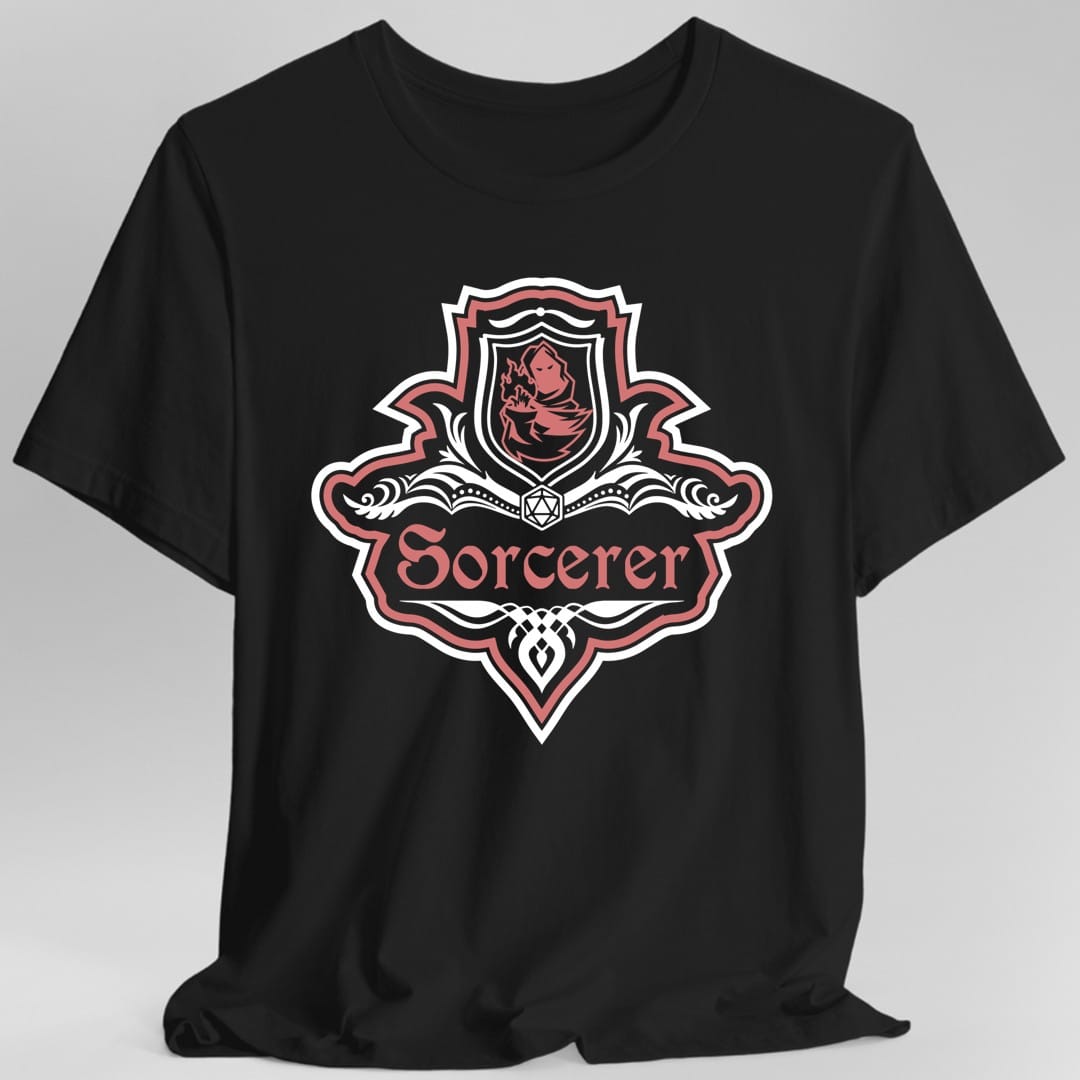 D&D Sorcerer Class Fancy Emblem T-Shirt