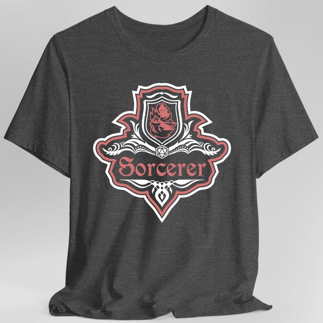 D&D Sorcerer Class Fancy Emblem T-Shirt