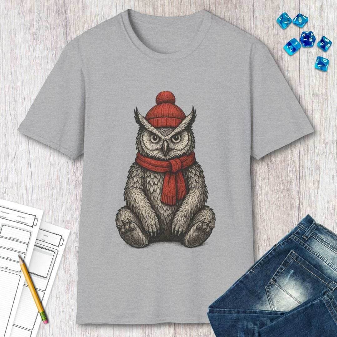 D&D Vintage Owlbear Shirt - Sport Grey / S