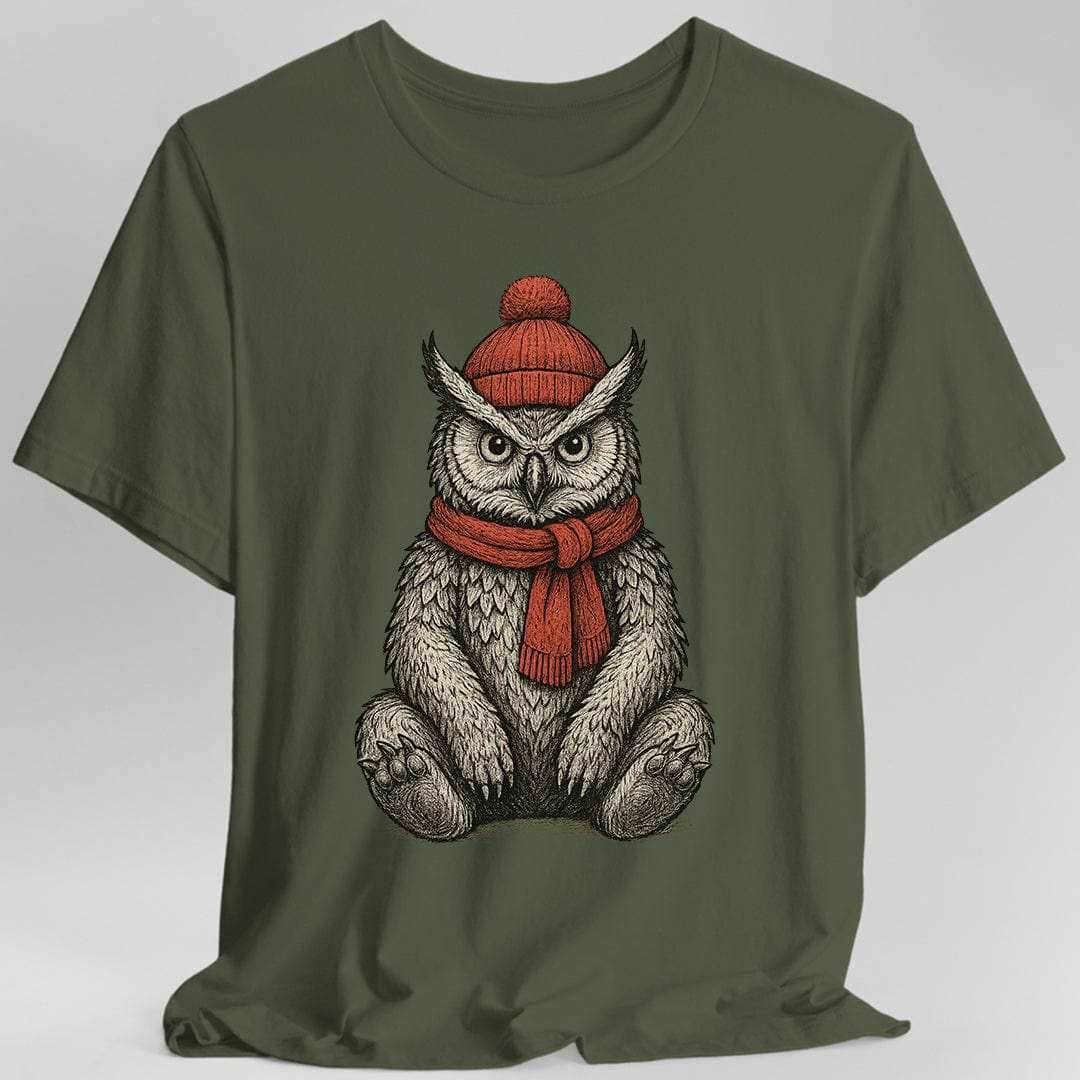 D&D Vintage Owlbear Shirt - Military Green / S