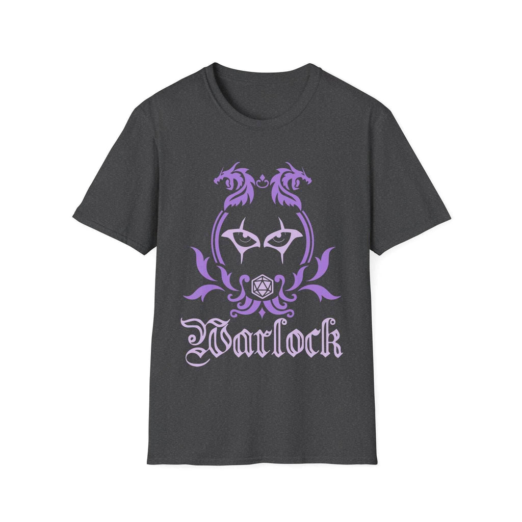 D&D Warlock Class Emblem T-Shirt - Dark Heather / S