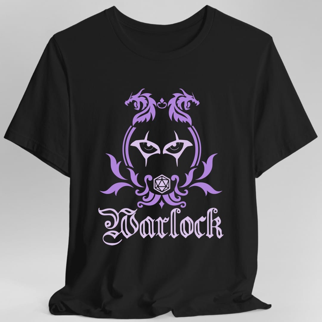 D&D Warlock Class Emblem T-Shirt