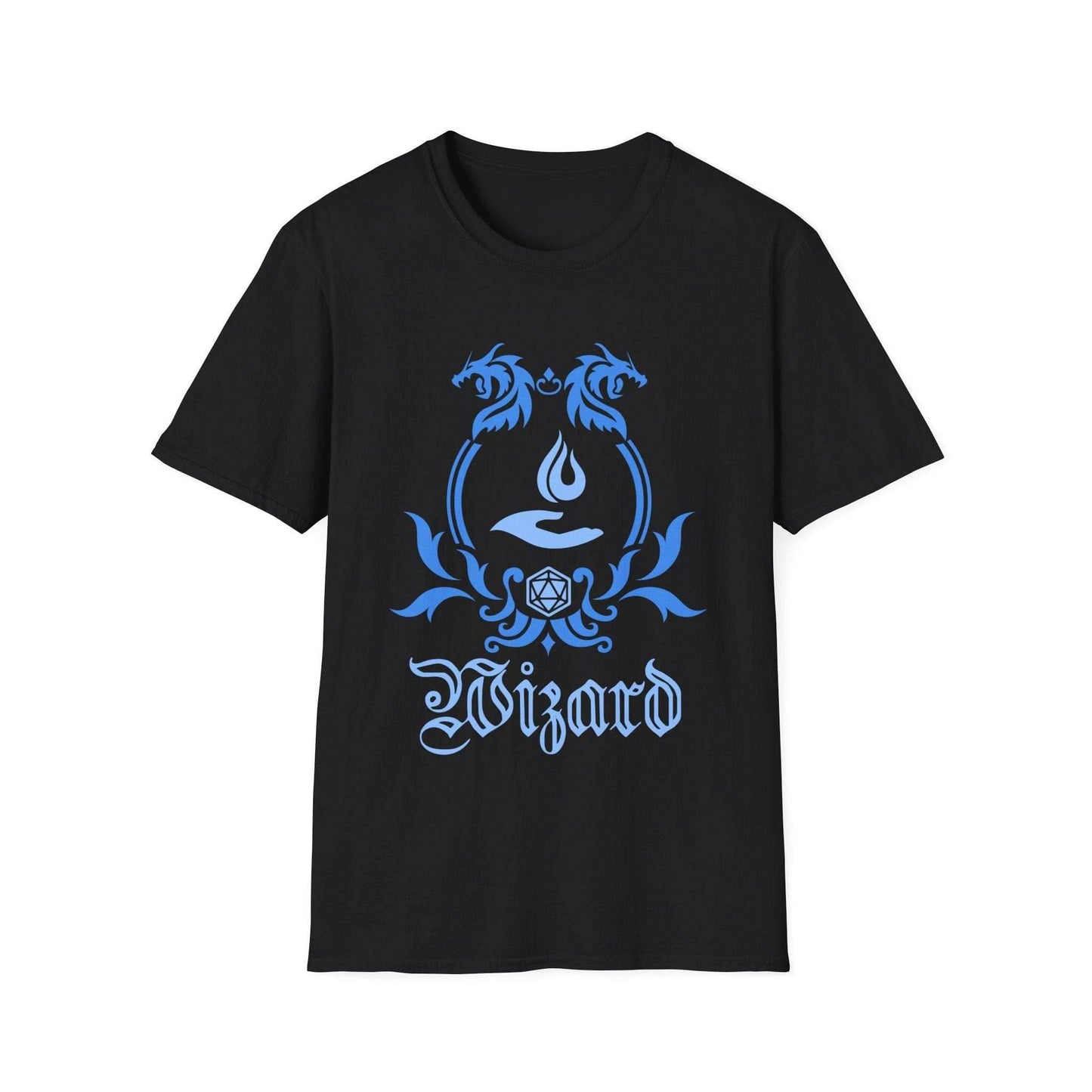 D&D Wizard Class Emblem T-Shirt - Black / S