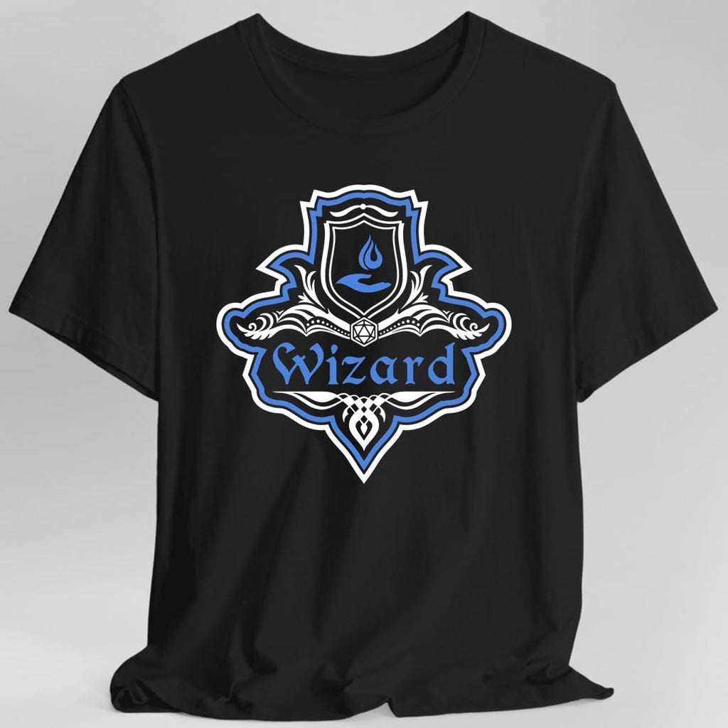 D&D Wizard Class Fancy Emblem T-Shirt