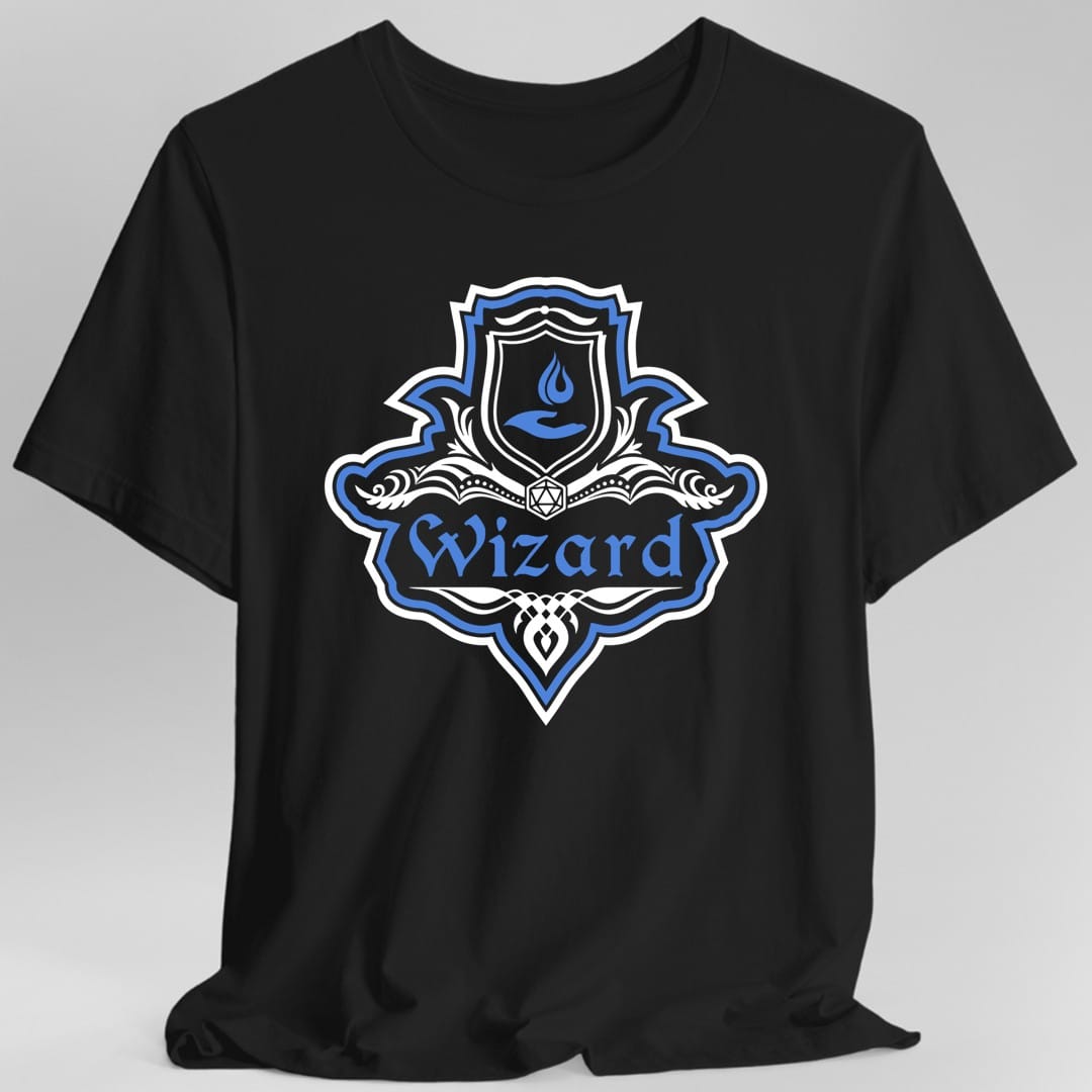 D&D Wizard Class Fancy Emblem T-Shirt