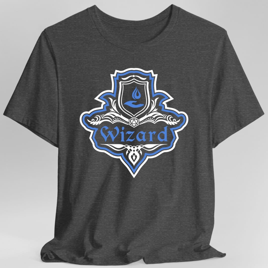 D&D Wizard Class Fancy Emblem T-Shirt