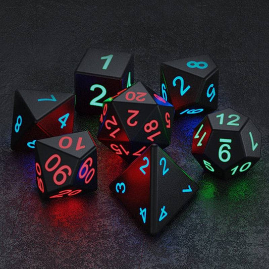 Colorful Multi-faceted Electronic Toy Glowing Dice