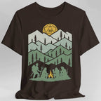 D20 Dice Shirt - Long Rest - Dark Chocolate / S