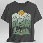 D20 Dice Shirt - Long Rest - Dark Heather / S