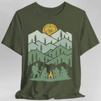 D20 Dice Shirt - Long Rest - Military Green / S