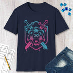D20 Dice Sword Crest T-Shirt - Navy / S