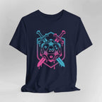 D20 Dice Sword Crest T-Shirt - Navy / S
