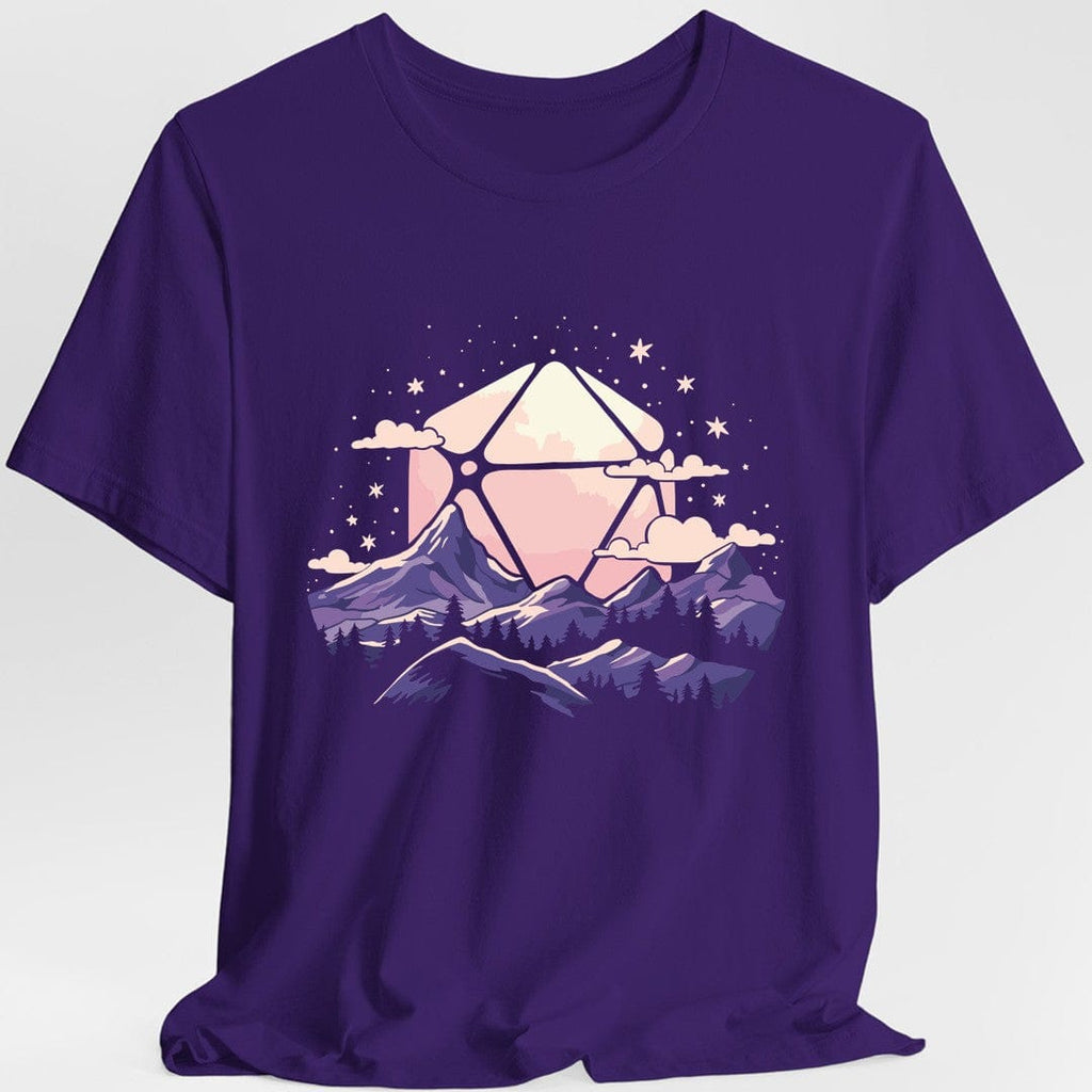 D20 Sun Landscape Purple Pink