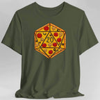 D20 Pizza Shirt Shirt - Military Green / S